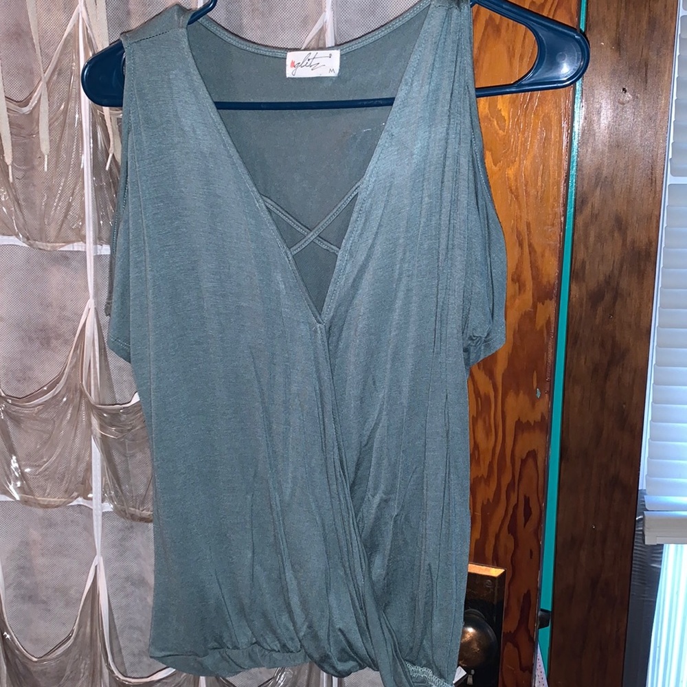Green Short Sleeve Shirt